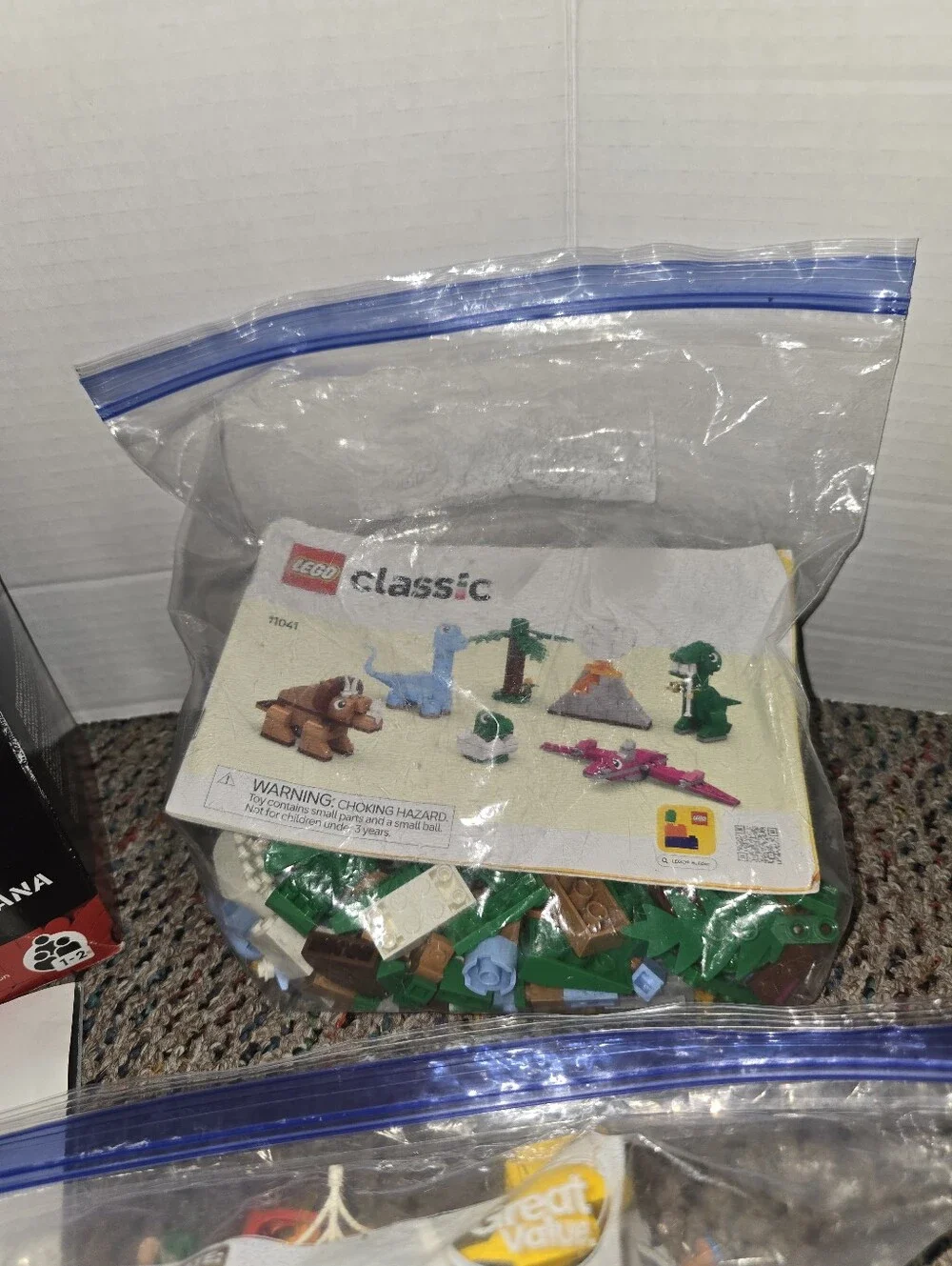 LEGO Classic Dinosaurs Toy Buulding Blocks LOVE Art MISSING PIECES Misc Bag